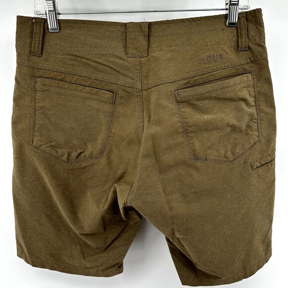 Kuhl Shift Amphibia Chino Shorts UV Water-Resistant Quick Dry Golf Tan Khaki 32 - Picture 6 of 6